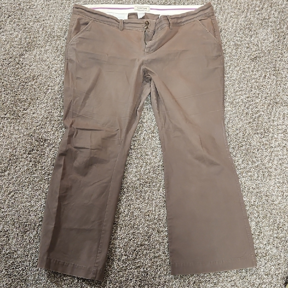 Old Navy Brown Flare-Leg Pants